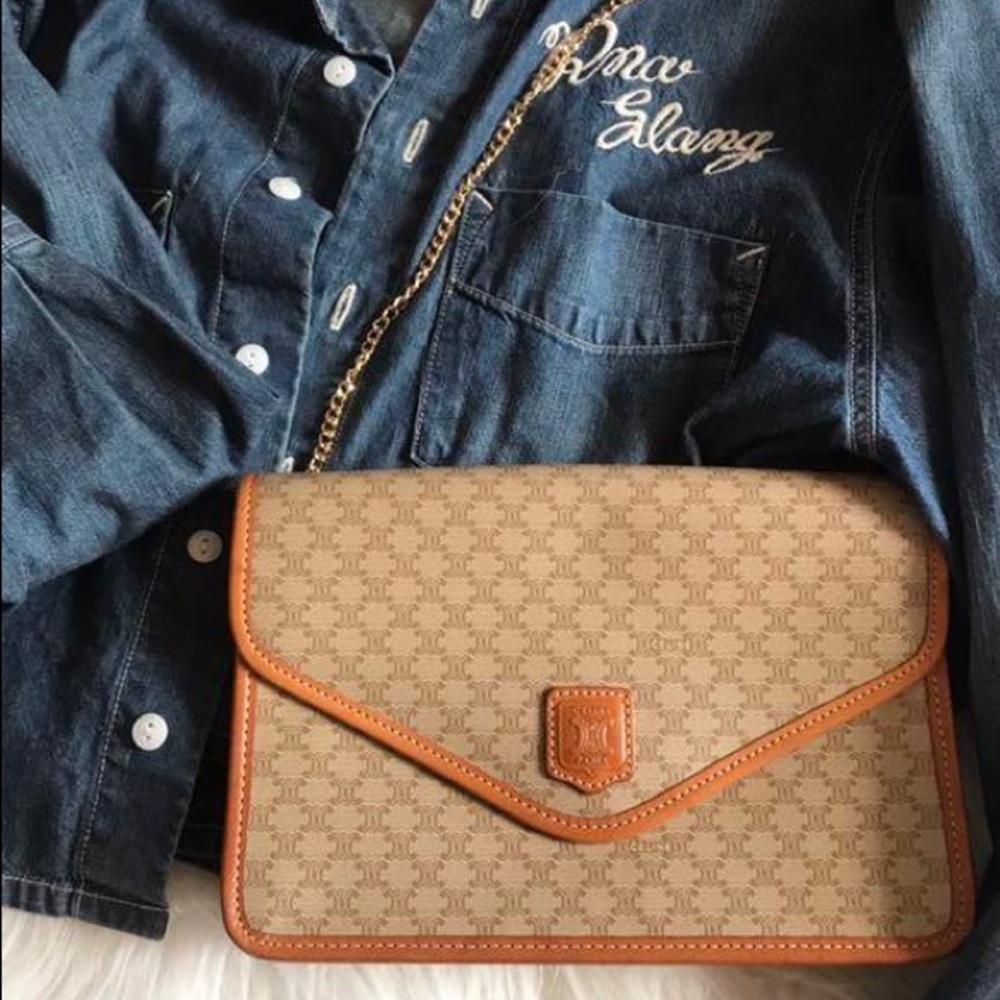 SOLD Vintage Celine clutch bag